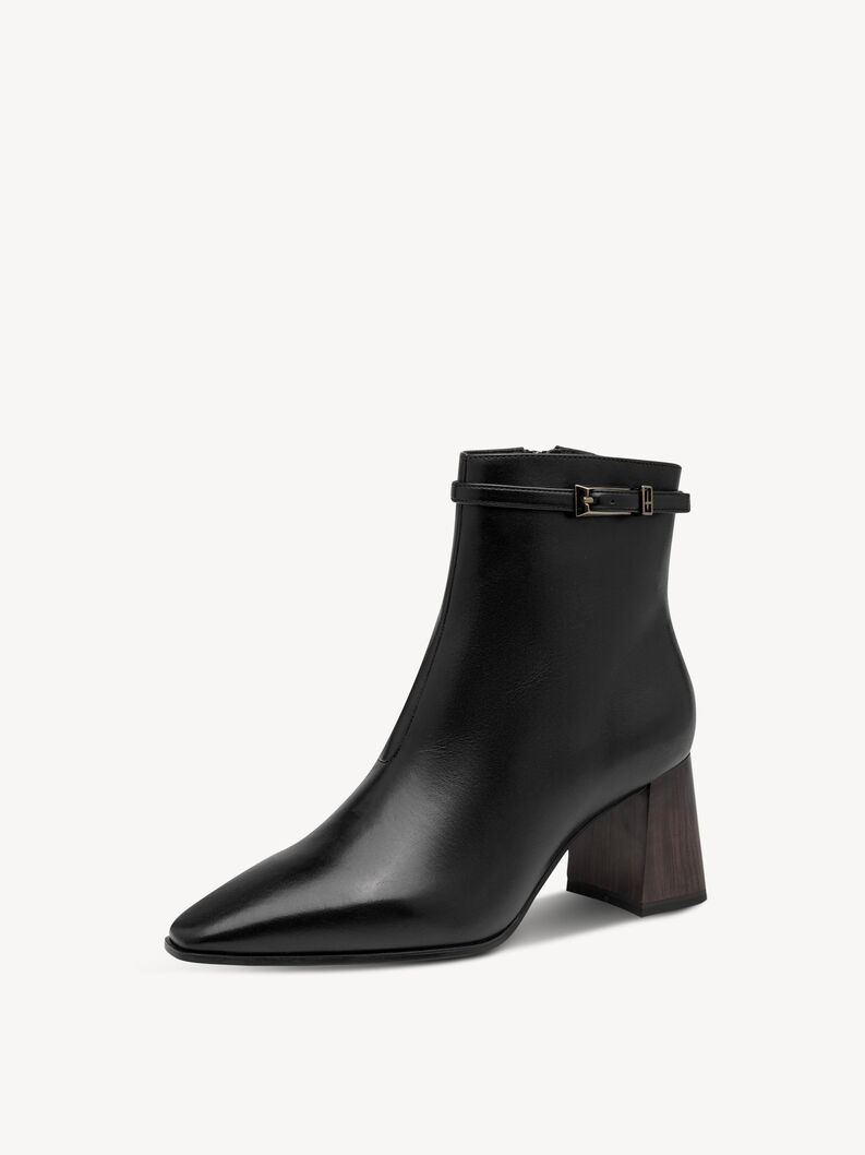 Bottine - noir, BLACK LEATHER, hi-res