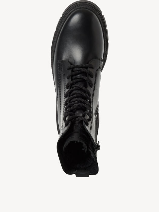 Enkellaarsje, BLACK LEATHER, hi-res