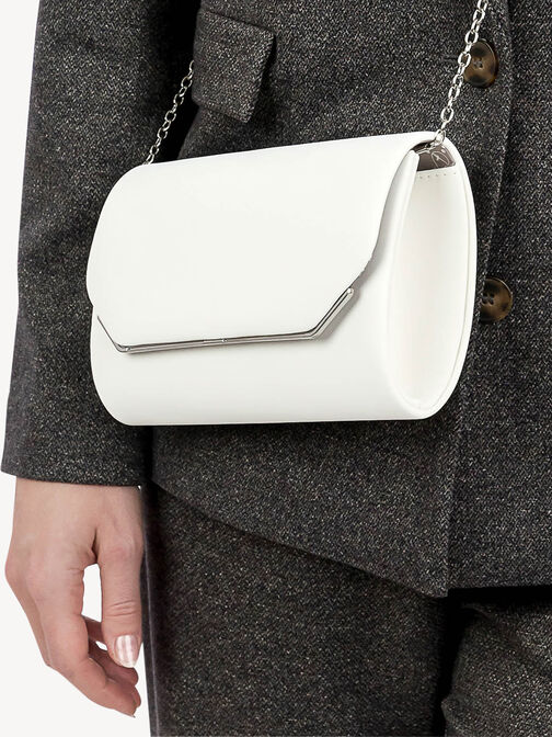 Clutch, white/white, hi-res