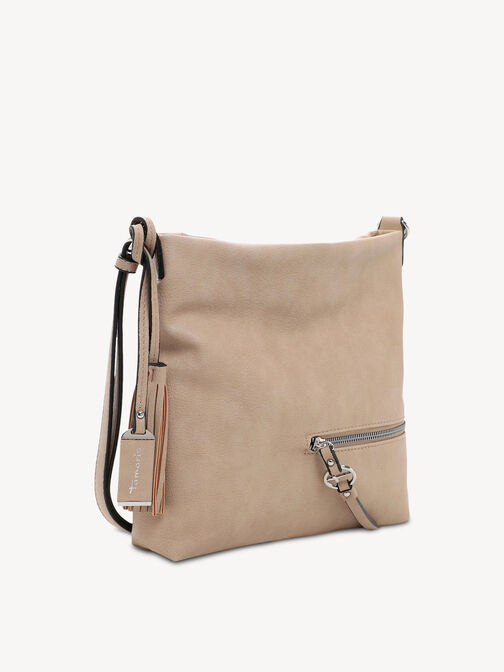 Satchel, taupe, hi-res