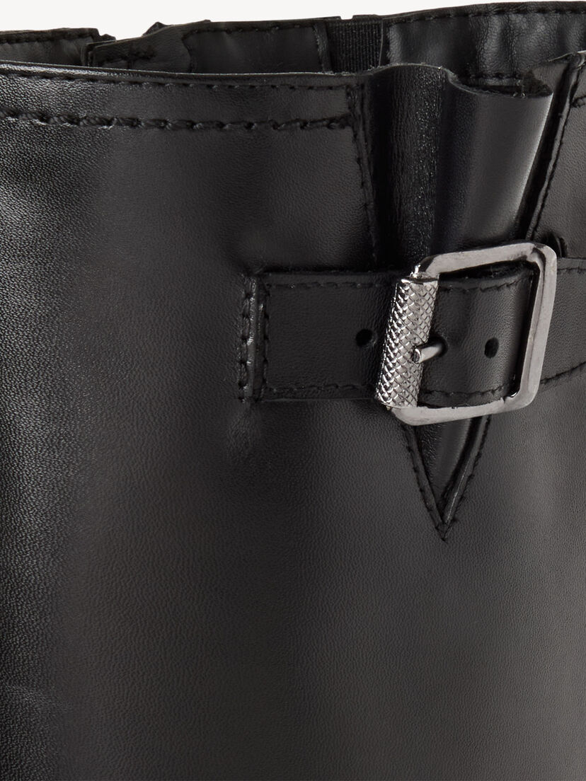 Leren Laarzen - zwart, BLACK, hi-res