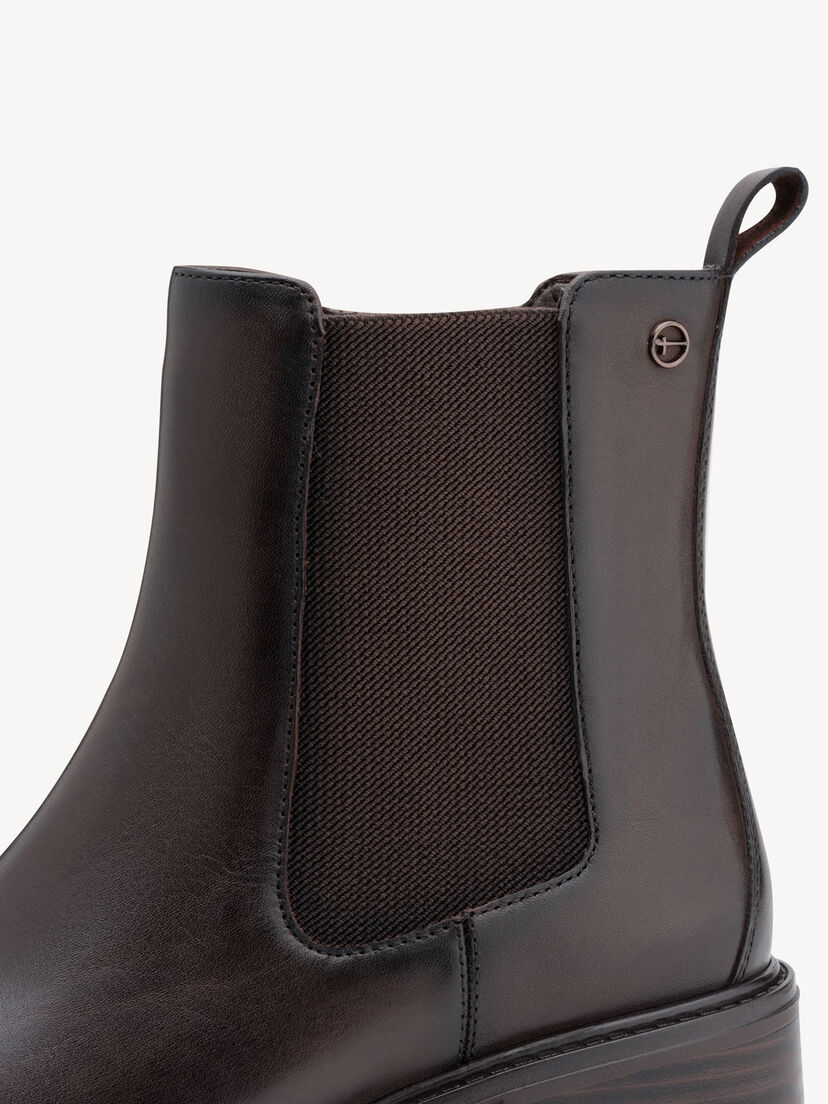 Leren Chelseaboot - bruin, MOCCA NAPPA, hi-res