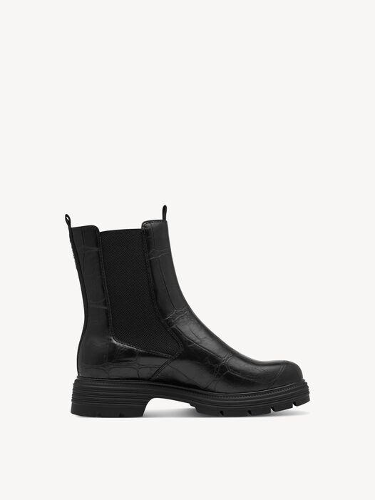 Chelseaboot, BLACK CROCO, hi-res