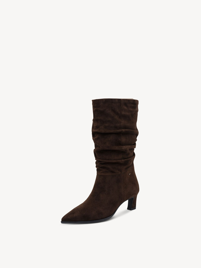 Leather Bootie - brown, MOCCA, hi-res