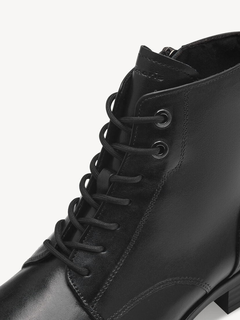 Enkellaarsje - zwart, BLACK, hi-res