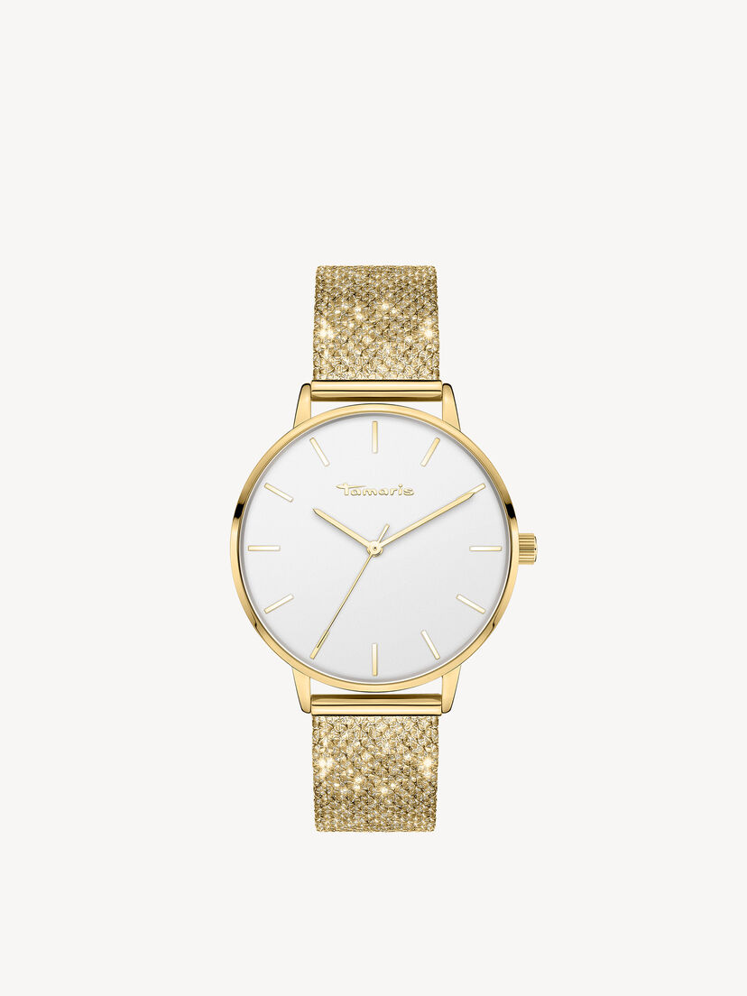 Horloge - goud, gold silber-wei&szlig;, hi-res