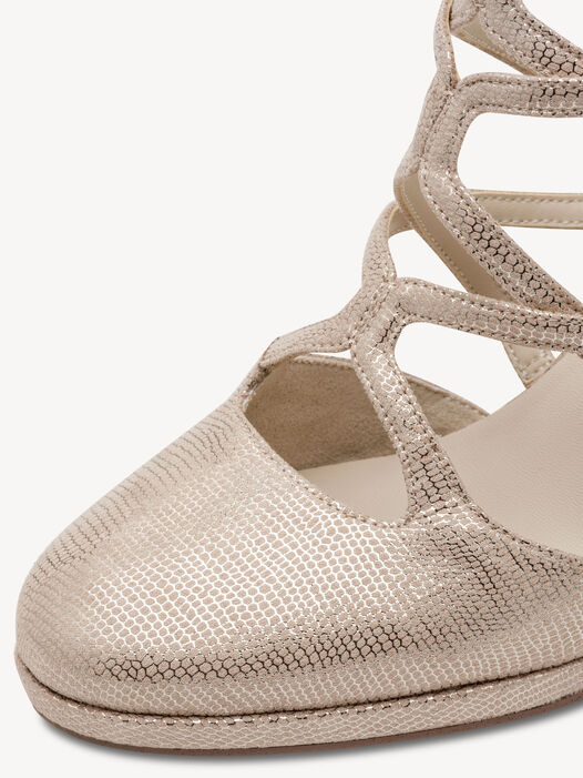 Pumps, LT GOLD STRUCT, hi-res