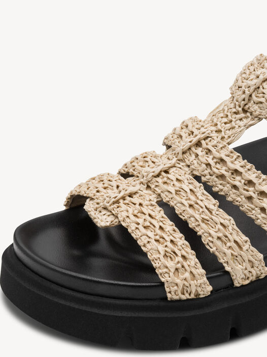 Sandaaltje, beige, hi-res
