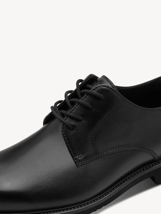 Lage schoen, BLACK LEATHER, hi-res