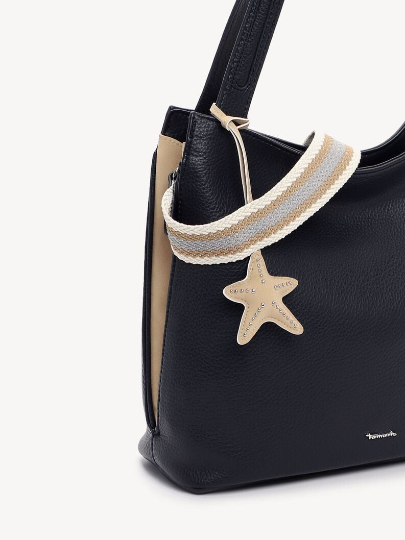 Shopping bag, blue, hi-res