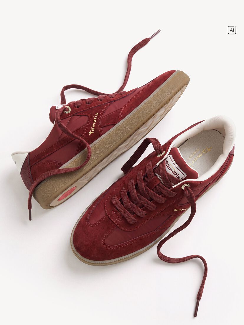 Sneaker - rood, CRANBERRY, hi-res