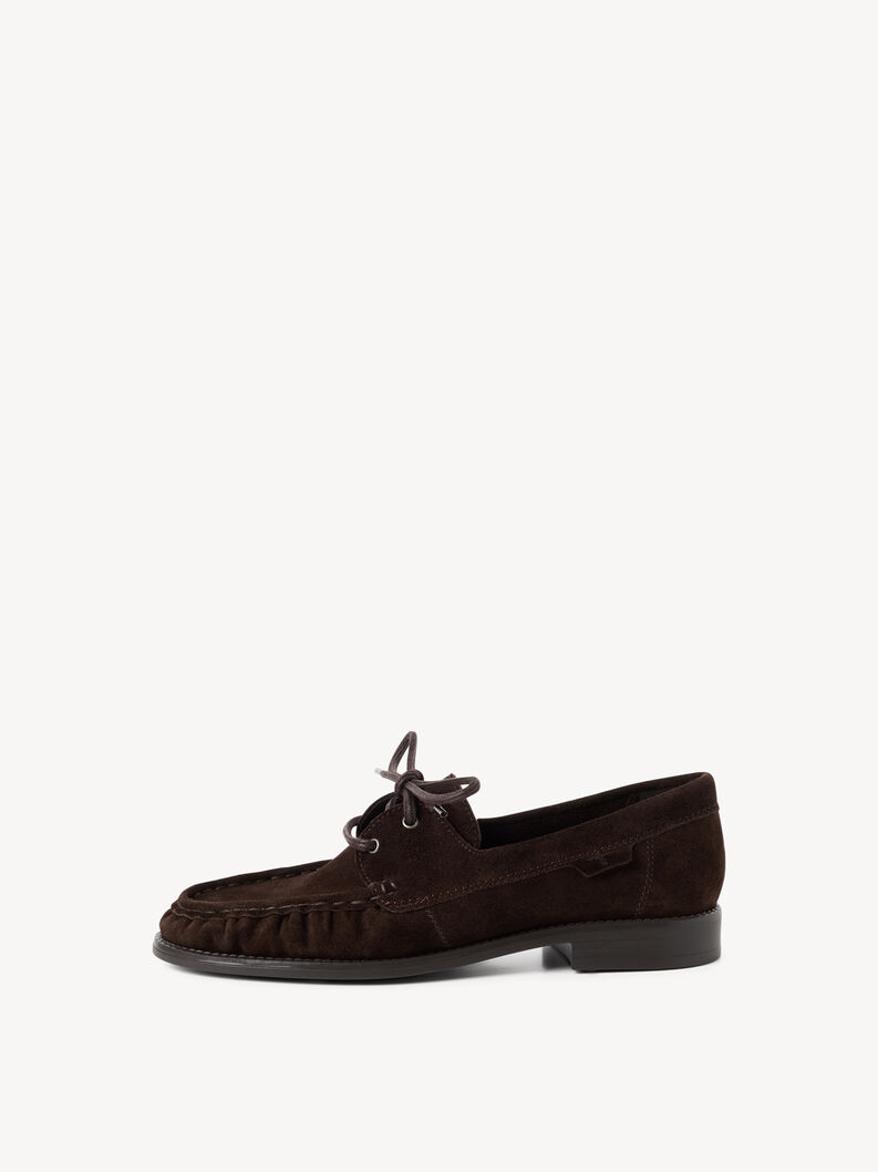 Mocassin en cuir - marron, MOCCA, hi-res