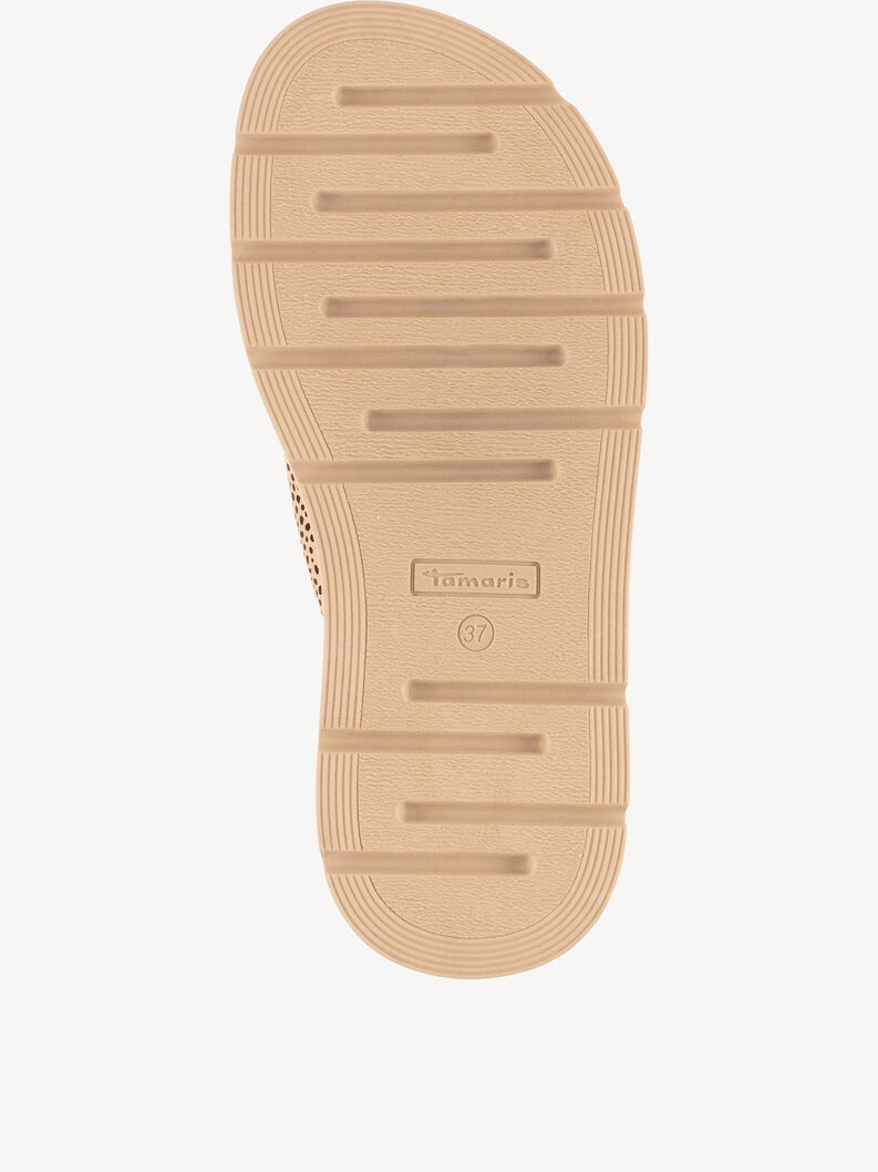 Leather Mule - beige, BEIGE COMB, hi-res
