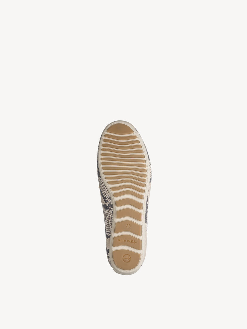 Leren Mocassin - beige, BEIGE SNAKE, hi-res