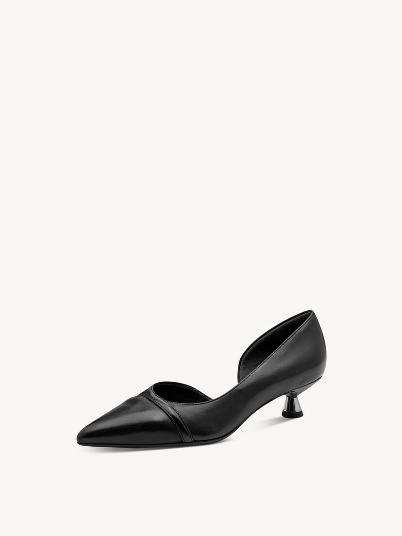Pumps - zwart, BLACK LEATHER, hi-res