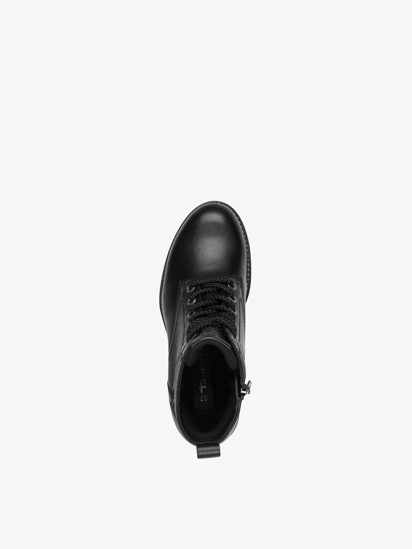 Enkellaarsje - zwart, BLACK LEATHER, hi-res