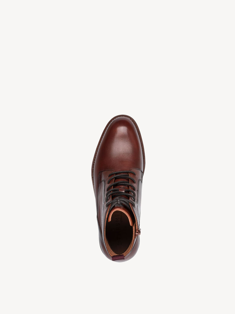 Bottine en cuir - marron, cognac, hi-res