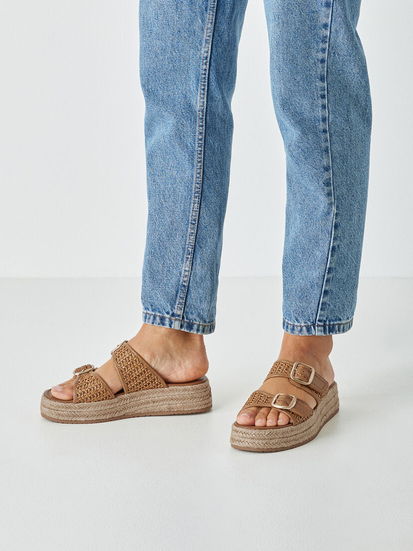 Slipper, cognac, hi-res