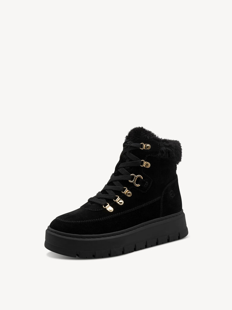 Stiefelette - schwarz Warmfutter, BLACK, hi-res