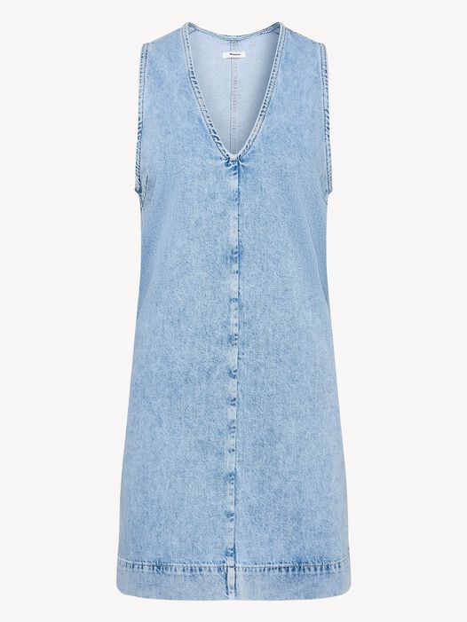 spijkerjurk, Light Blue Denim, hi-res