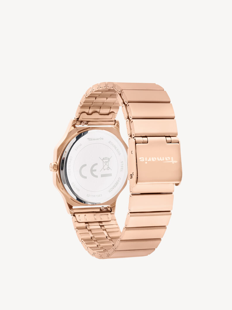 Horloge - rosegoud, ros&eacute;gold-silber sunray, hi-res