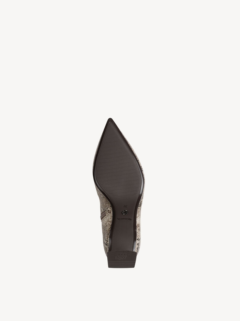 Stiefelette - beige, BEIGE SNAKE, hi-res