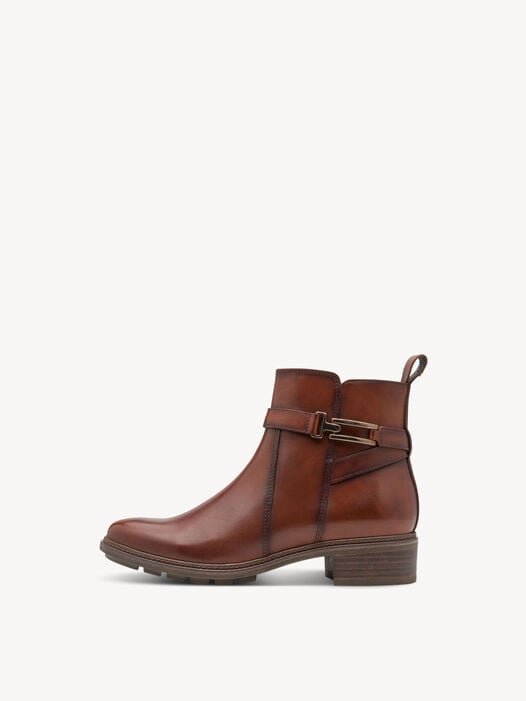 Enkellaarsje, COGNAC LEATHER, hi-res
