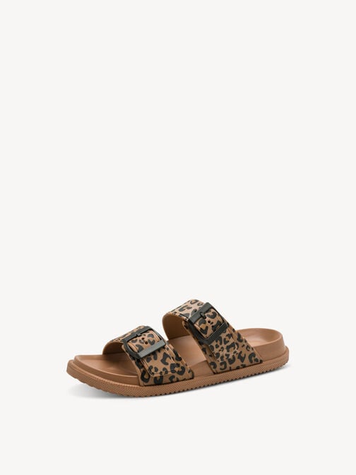 Mule, COGNAC LEOPARD, hi-res