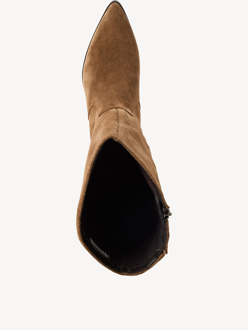 Leren Laarzen - bruin, BROWN, hi-res