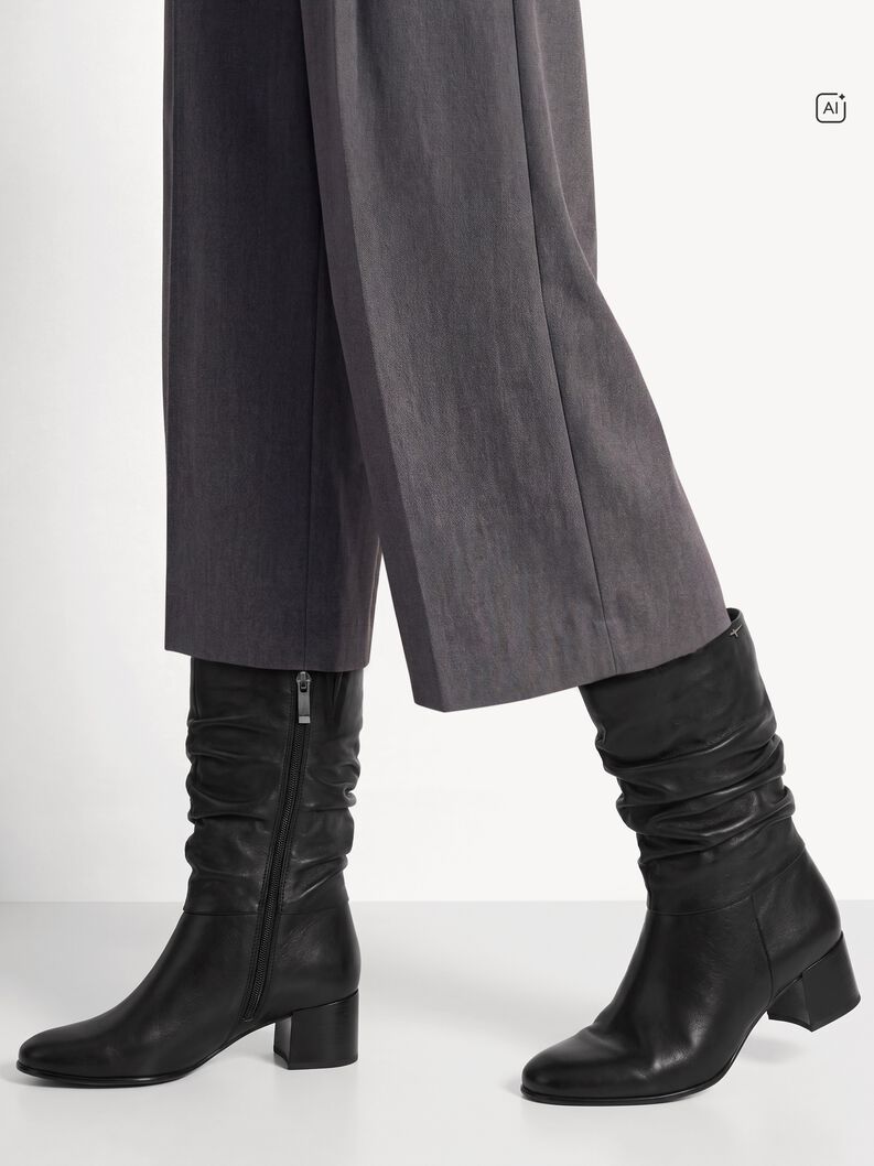 Stivaletti - nero, BLACK LEATHER, hi-res