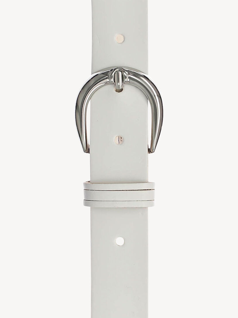 Leren Riem - wit, wit, hi-res