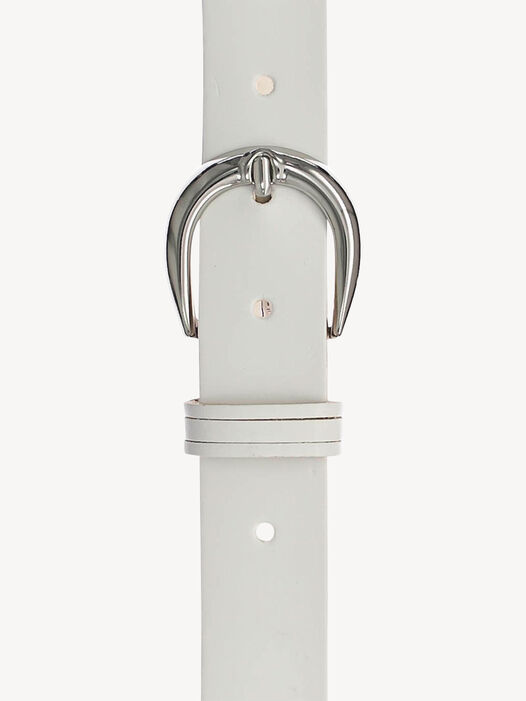 Leren riem, wit, hi-res