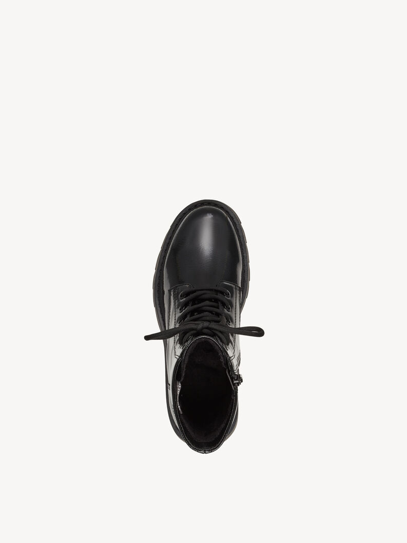 Stiefelette - schwarz, BLACK struc. Patent, hi-res