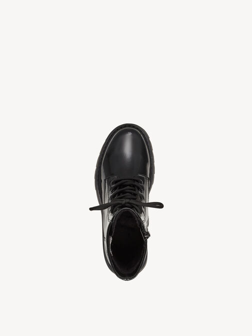 Stiefelette, BLACK struc. Patent, hi-res