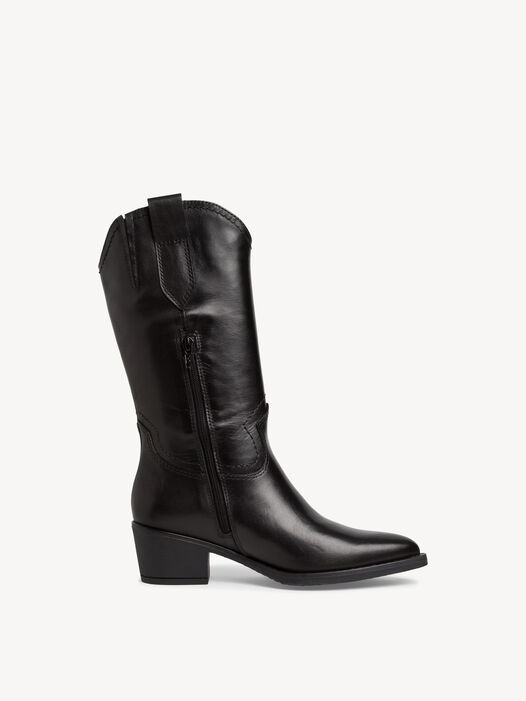 Laarzen, BLACK LEATHER, hi-res
