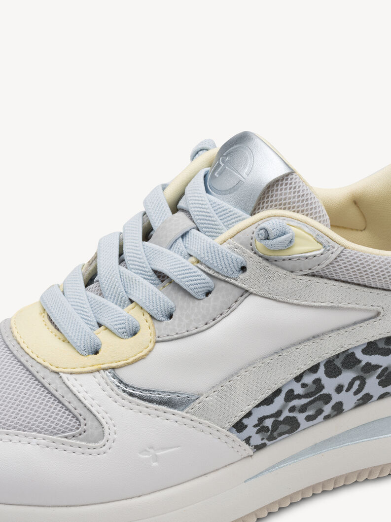 Sportowe - biały, WHITE/BLUE, hi-res