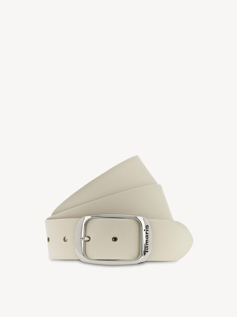 Leren Riem - beige, Lichte beiige, hi-res
