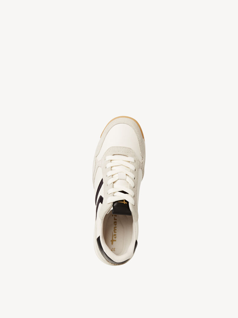 Basket en cuir - beige, IVORY COMB, hi-res