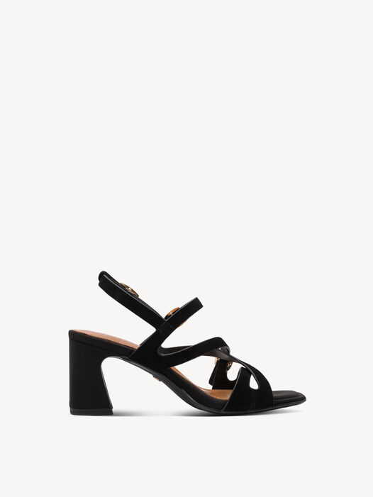 Sandaaltje, BLACK SUEDE, hi-res