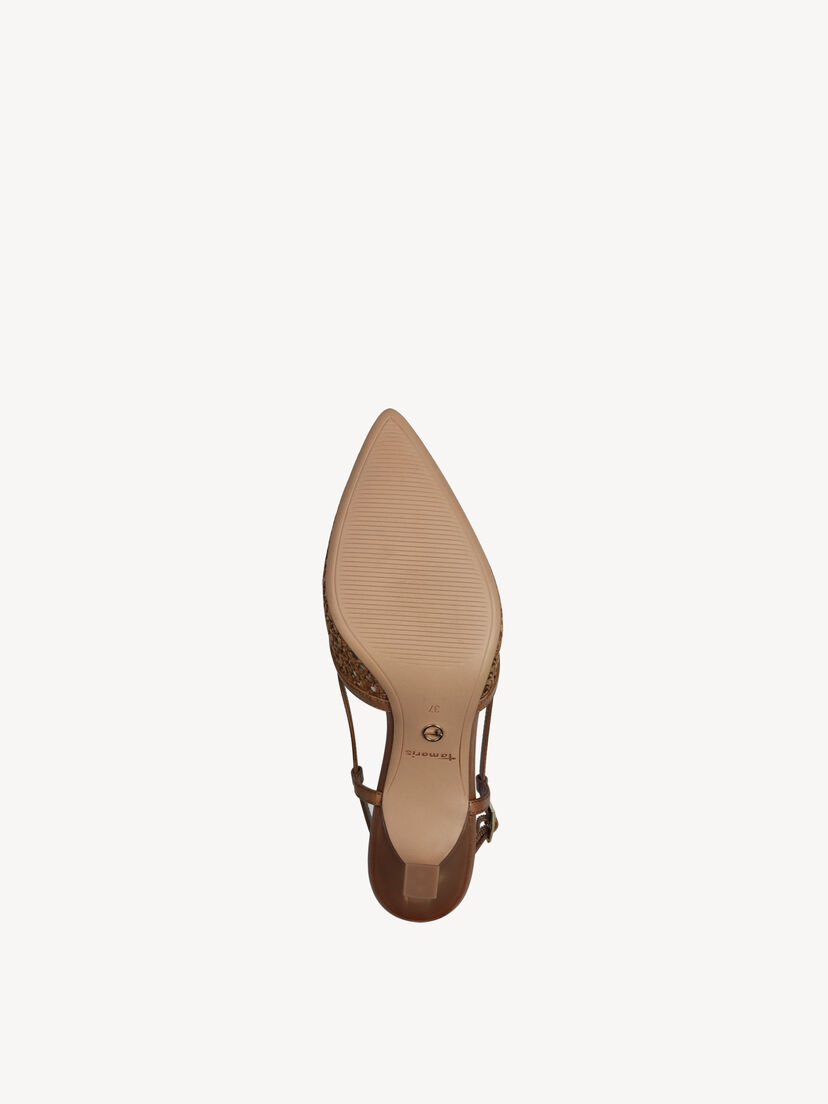 Slingpumps - bruin, cognac, hi-res