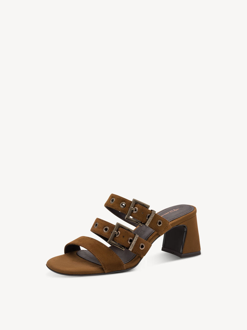 Leather Mule - brown, cognac, hi-res