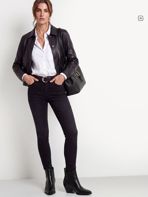 Chelsea boot, BLACK LEATHER, hi-res