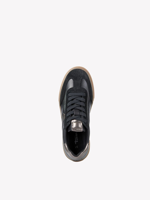 Sneaker, BLACK LEATHER, hi-res