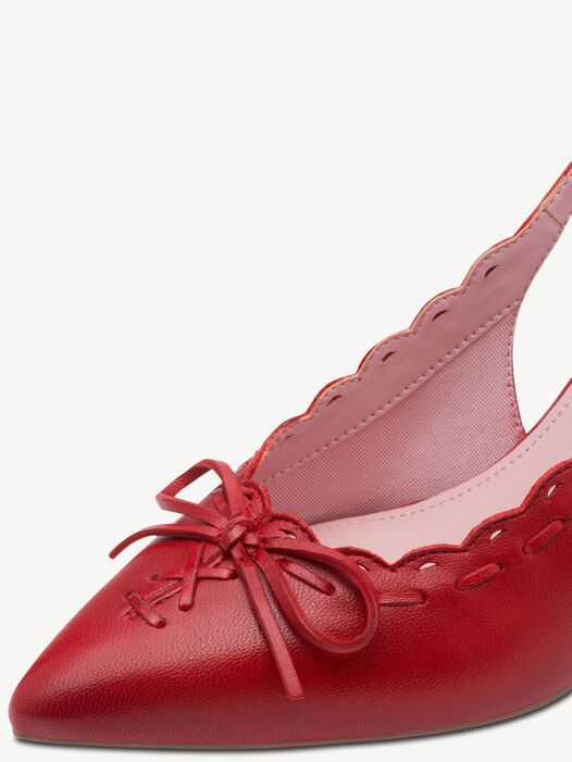 Slingpumps, RED, hi-res