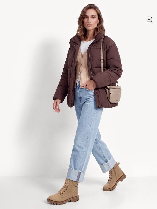 Enkellaarsje, beige, hi-res