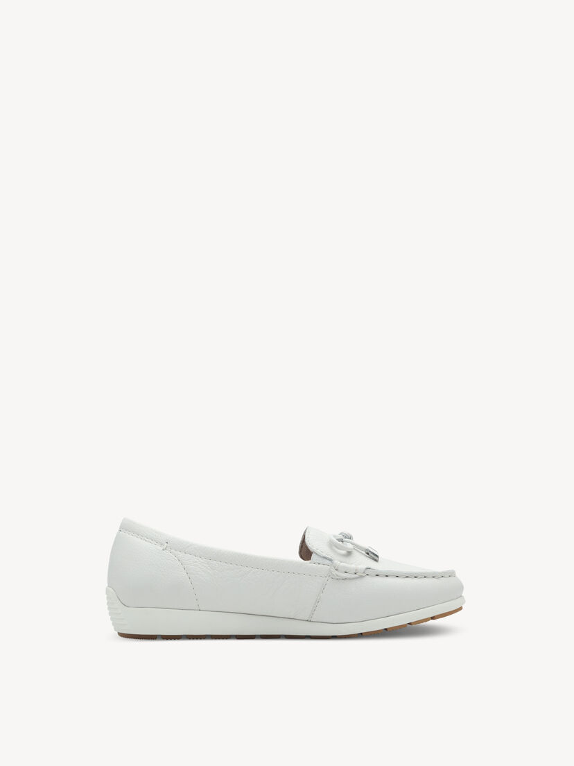 Leren Mocassin - wit, WHITE NAPPA, hi-res