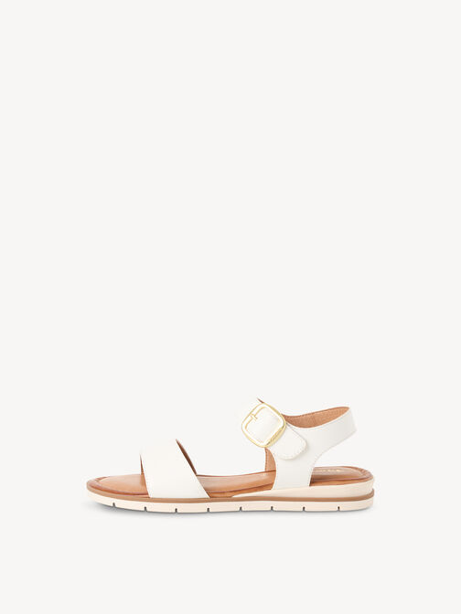Sandale, WHITE LEATHER, hi-res