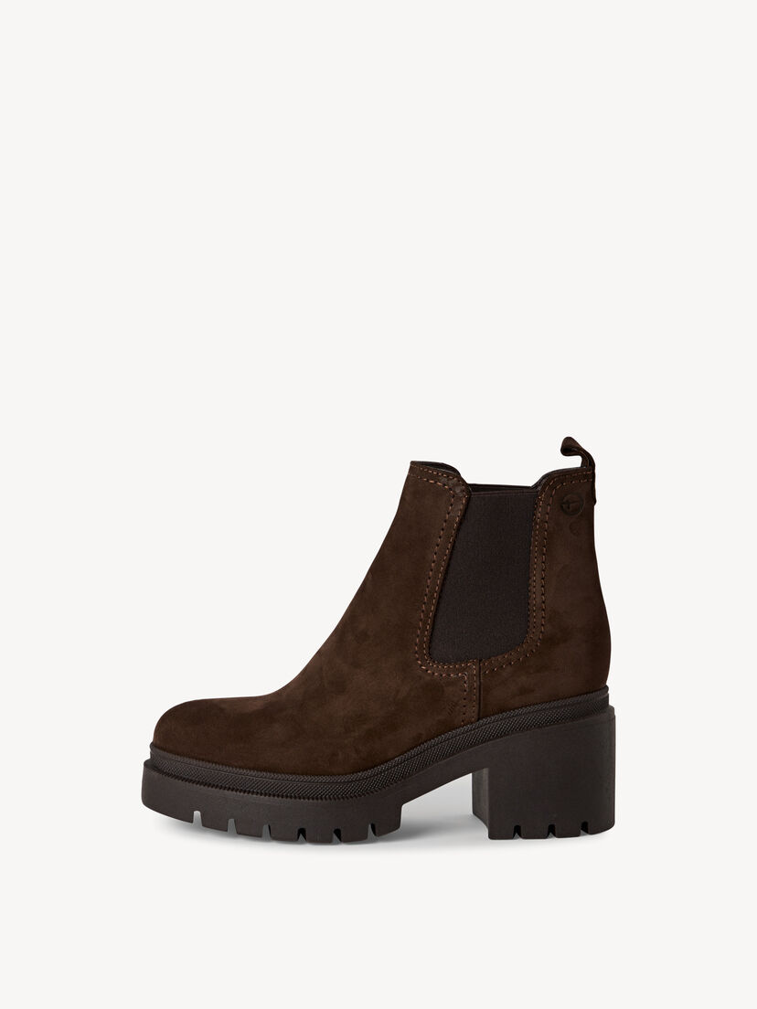 Leren Chelseaboot - bruin, MOCCA SUEDE, hi-res