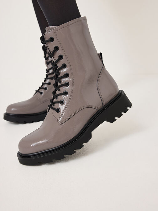 Bootie, TAUPE struc., hi-res