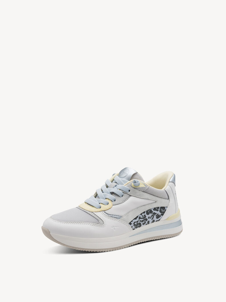 Sportowe - biały, WHITE/BLUE, hi-res